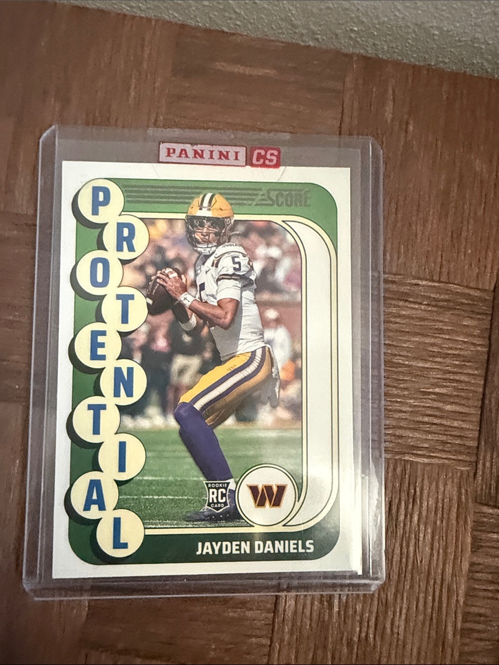 Panini Rookie Card - Green/White/Yellow